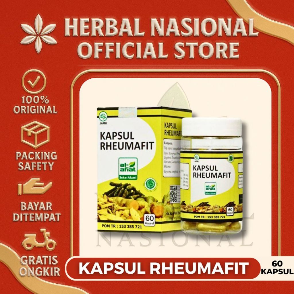 Herbal obat rematik dan asam urat RHEUMAFIT Al Afiat