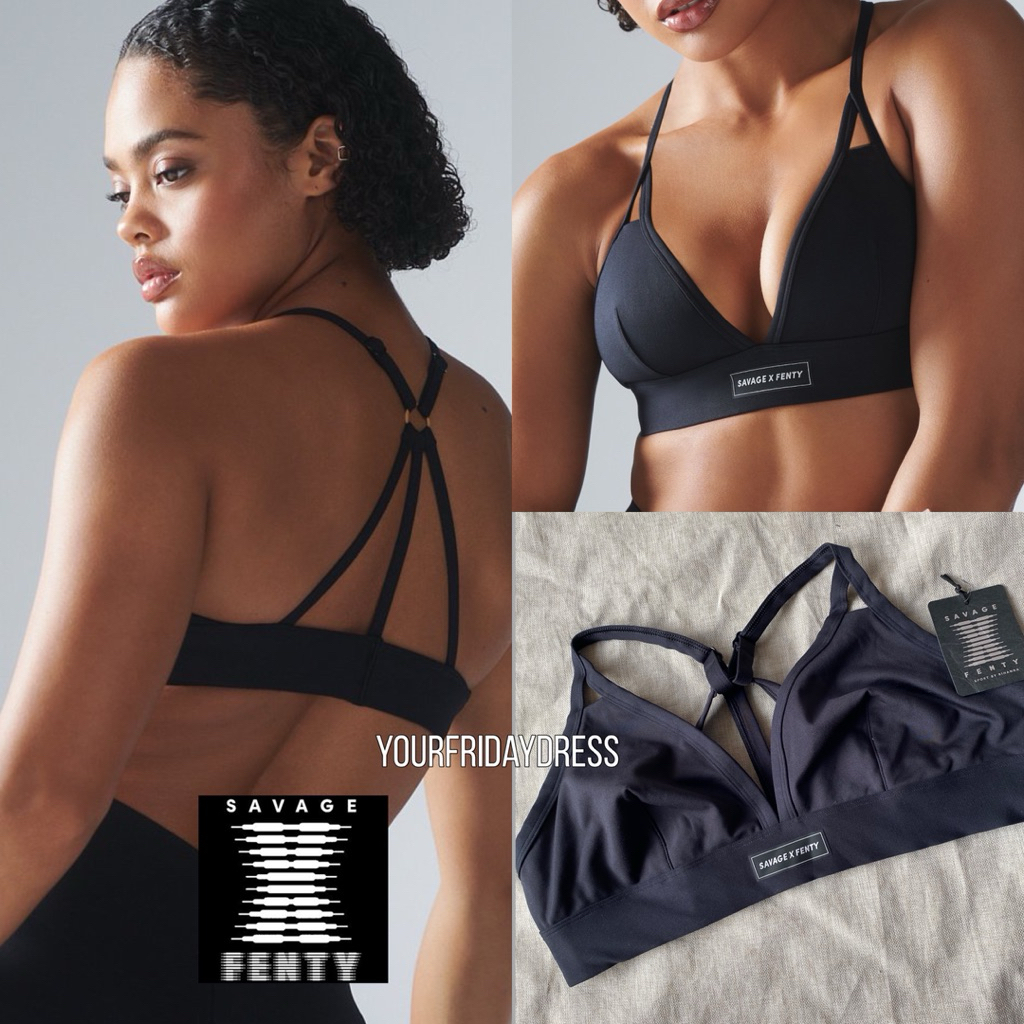 Savage x Fenty SPOTLIGHT LOW-IMPACT SPORTS BRA by Rihanna bralette beha BH olah raga olga size besar