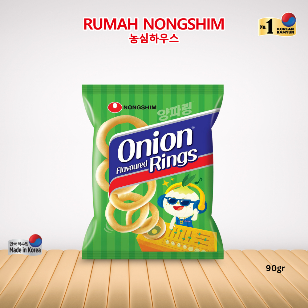 

Nongshim - ONION RING 90 gram Made in Korea Snack Rasa Bawang Bombay