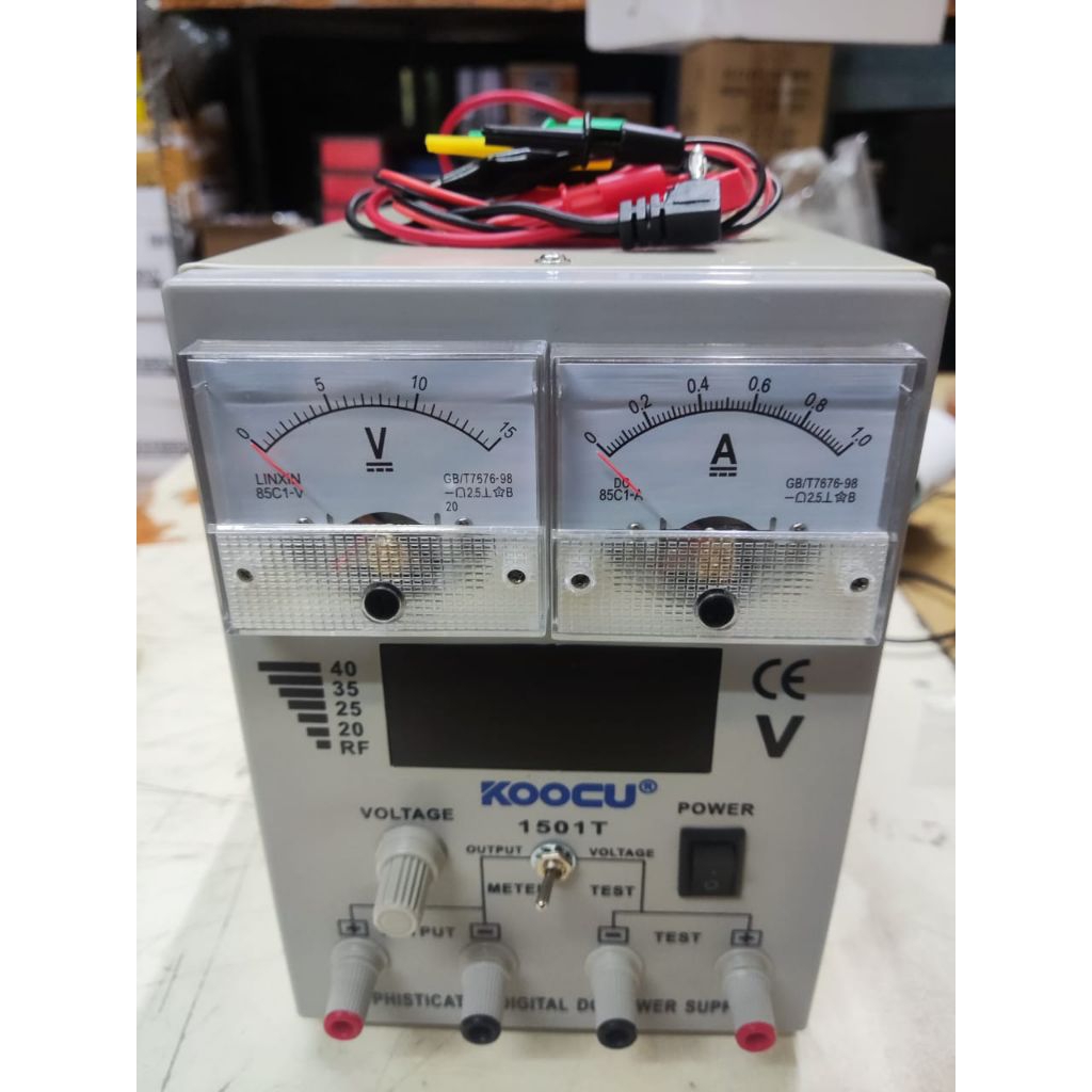 DC POWER SUPPL ANALOG KOOCU 1501T 1A 15V/POWER SUPPLY ANALOG KOOCU 1501T