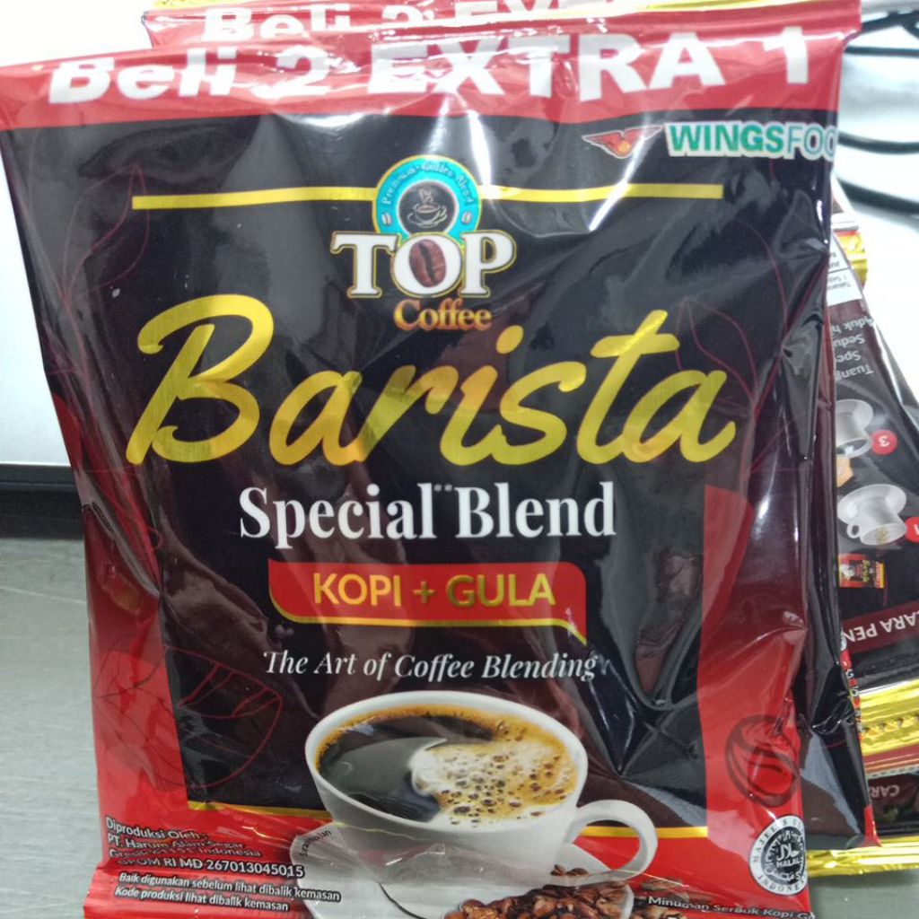 

Top Kopi barista spesial blend 15 sachet @25 gr