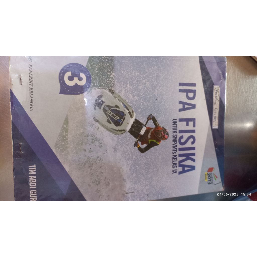 buku bekas IPA fisika kelas 9