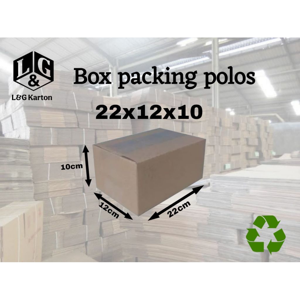 

box Packing polos UK 22x12x10