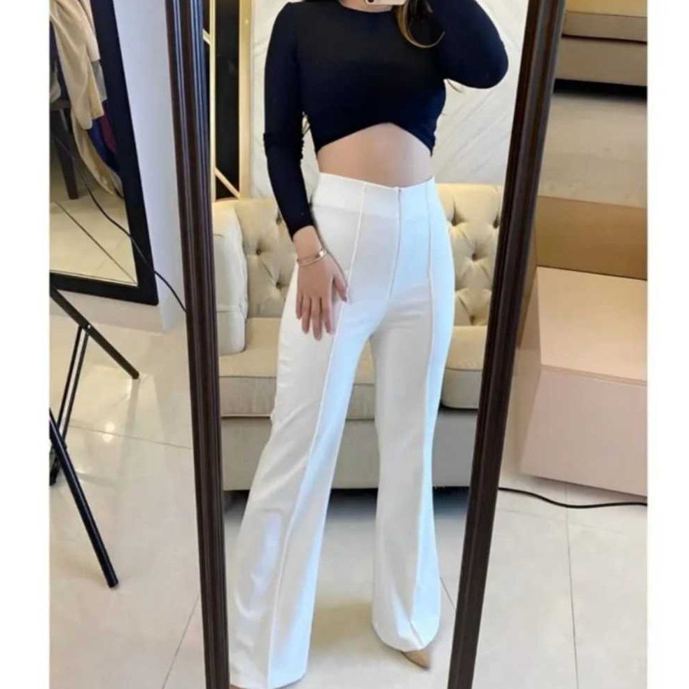 KODE Y98H Feby  CELANA SCUBA CUTBRAY HIGT WAIST CUBIT CELANA CUTBRAY