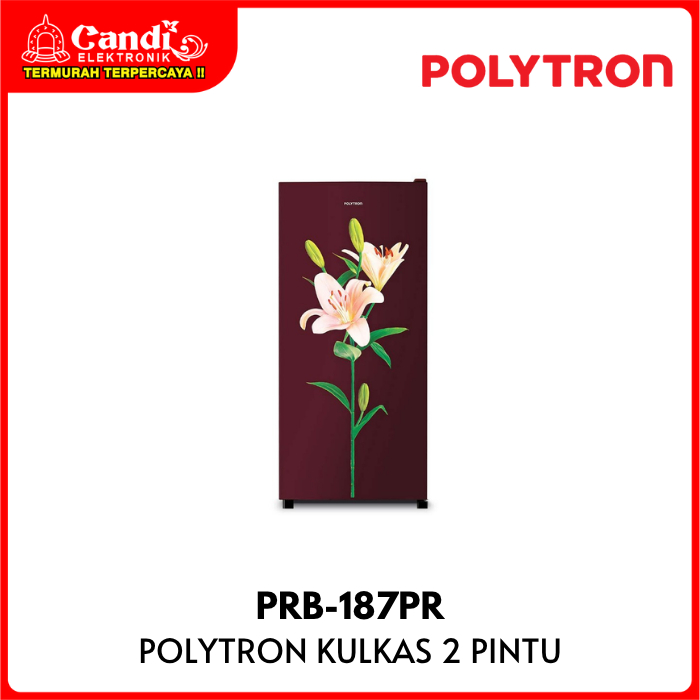 KULKAS 1 PINTU POLYTRON 180Liter PRB-187PR / PRB 187PR / PRB187PR