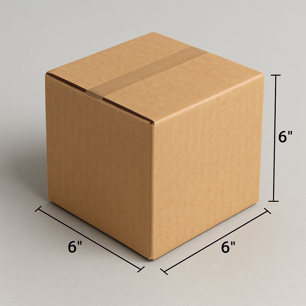 

Kardus Packing Ukuran 6 x 6 x 6 bahan polos dan tebal 3mm