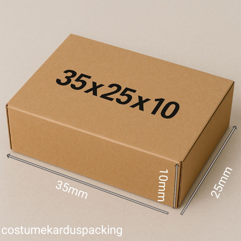 

kardus packing ukuran 35 x 25 x 10 bahan polos dan tebal
