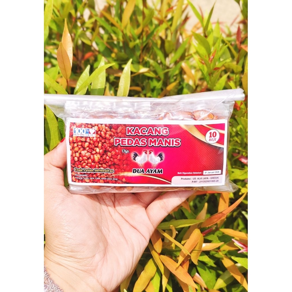 

Rara Juragan snack ~ Kacang Balado pedas manis isi 10 biji