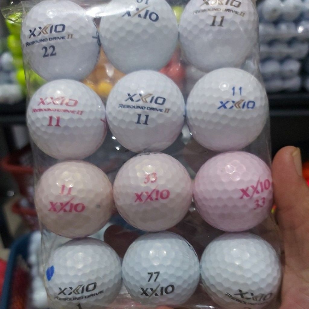 BOLA GOLF XXIO SECOND GRADE A ISI 12PCS