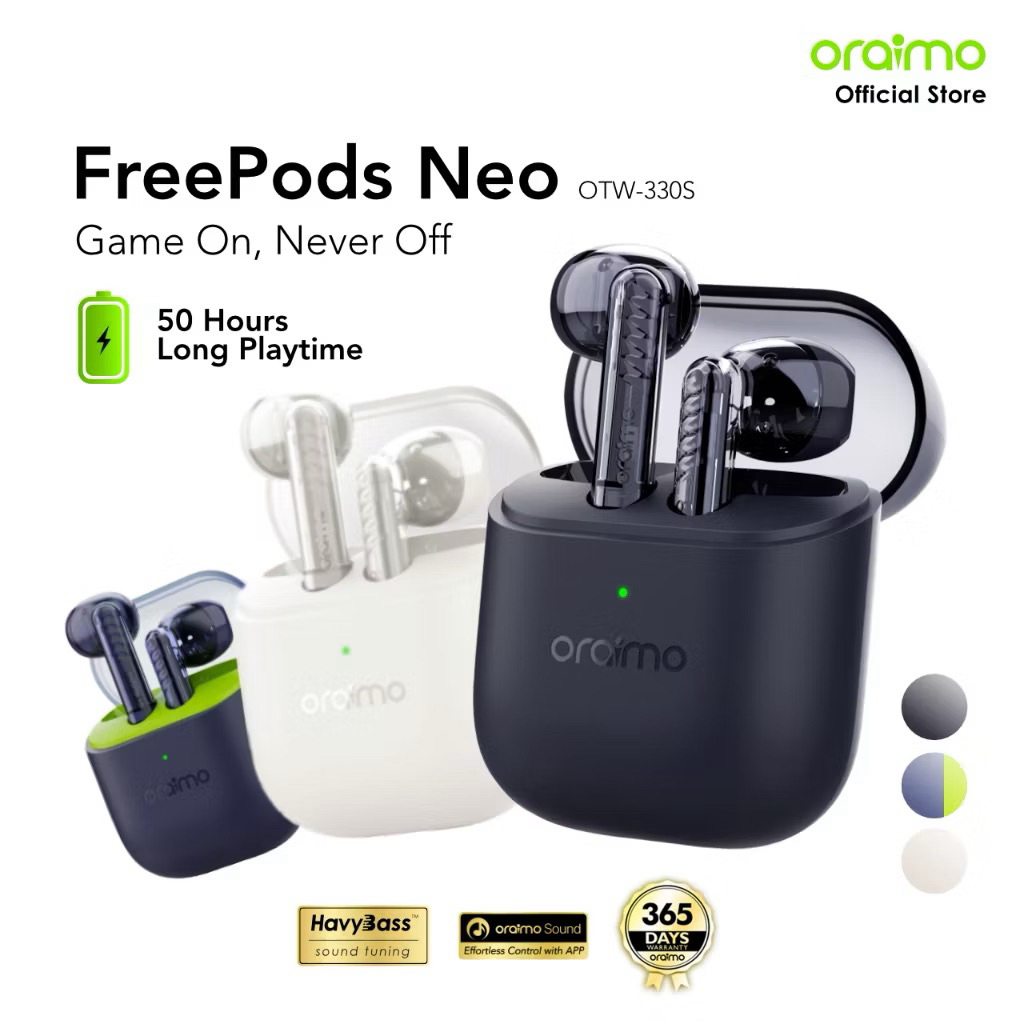 Oraimo TWS OTW-330S x MPL Mobile Legends TWS Freepods Neo Special Collaboration Edition True Wireles