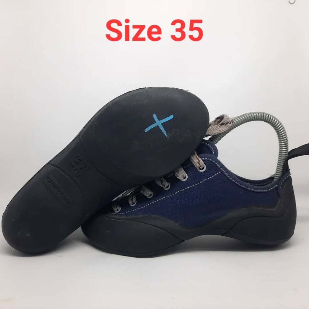 sepatu panjat tebing rock climbing second simond lace biru size 35