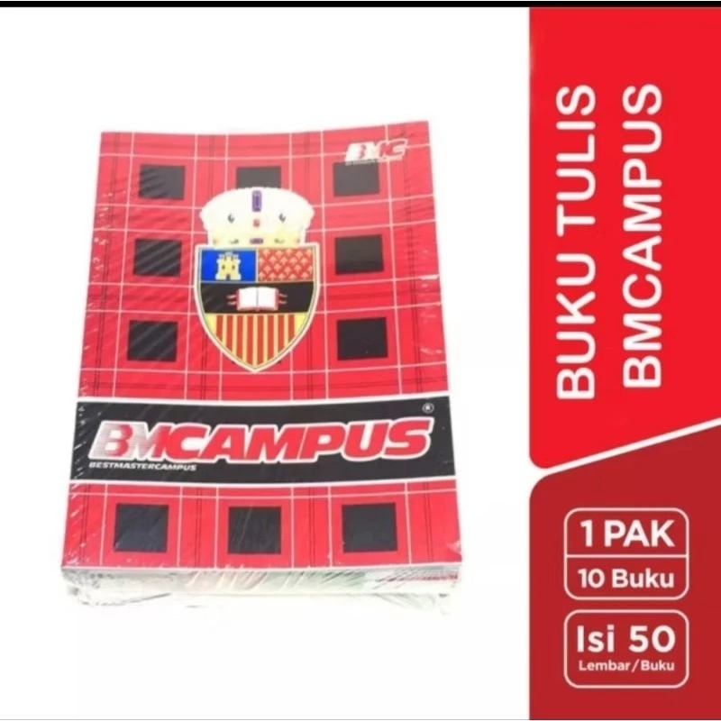 

Buku Tulis Merek Bmcampus Isi 36 Lembar 1 Pak Isi 10 Buku Tulis