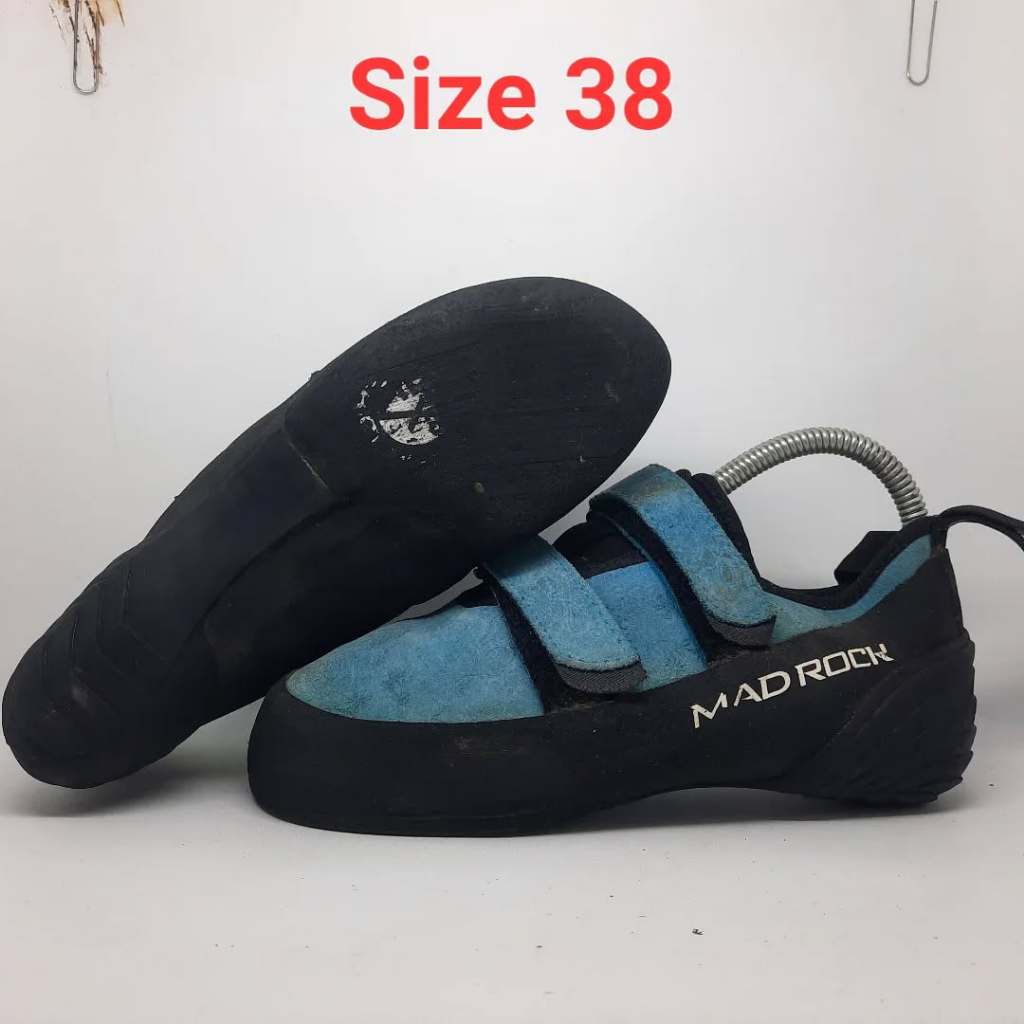 sepatu panjat tebing rock climbing second madrock biru size 38