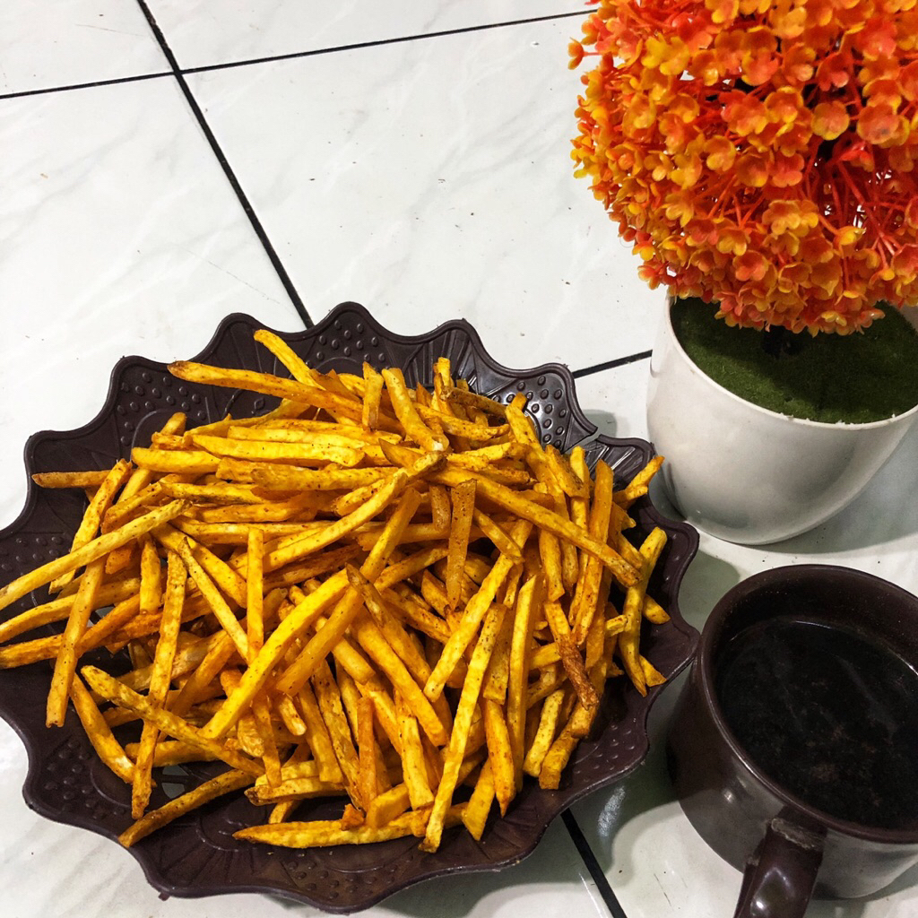 

stick tales pedas, keripik tales pedas gurih 500gram, stik tales enak