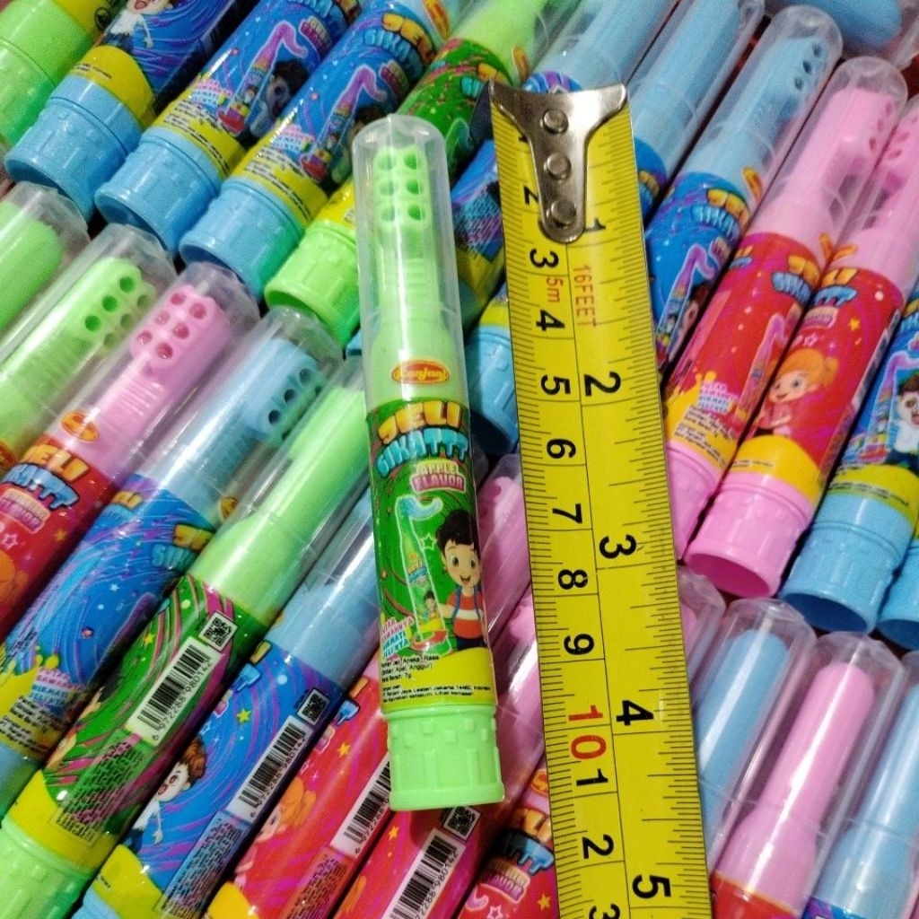 

PERMEN Diimpor Jeli Bentuk Sikat Paket 10 pcs