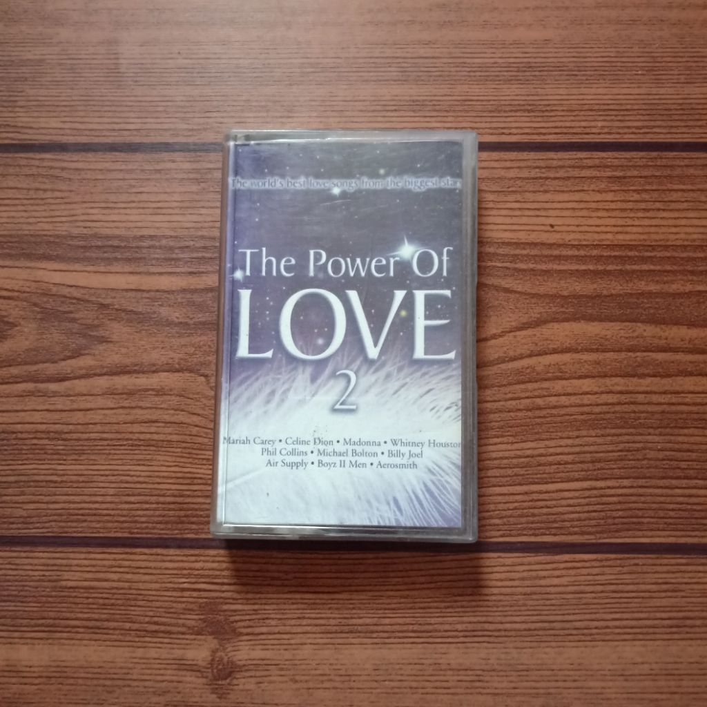 Kaset THE POWER OF LOVE 2 ( UNGU  )( Celine Dion, Madonna, Aerosmith etc)