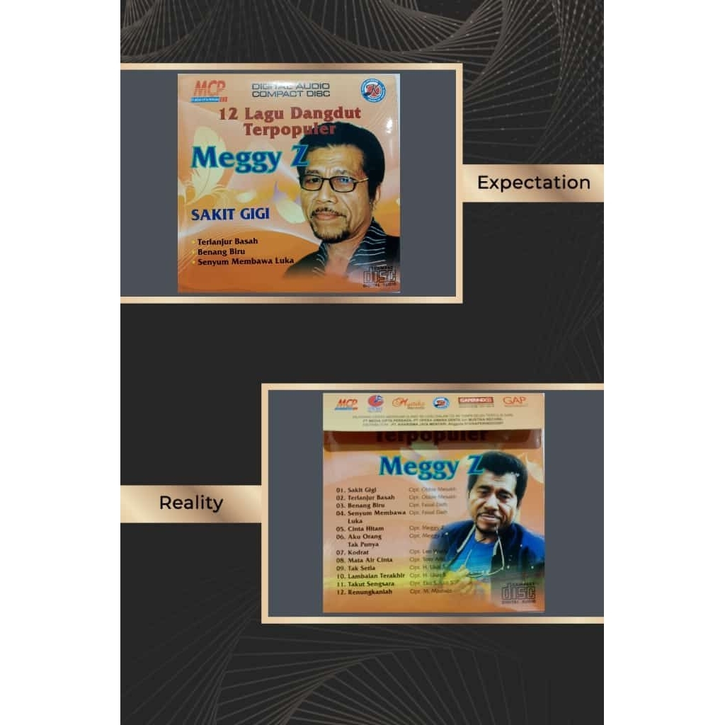 CD audio dangdut Meggy z 12 lagu dangdut terpopuler