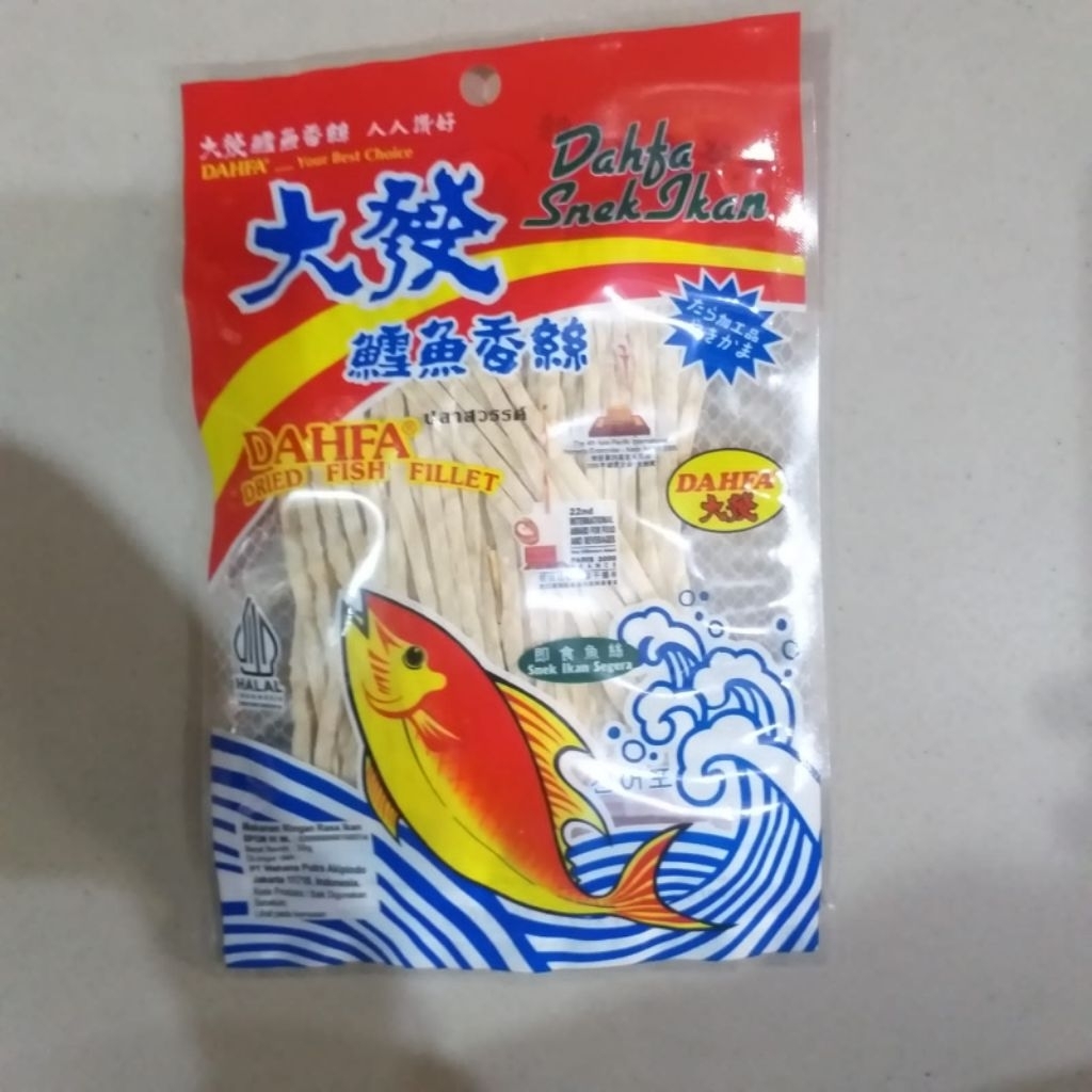 

Dahfa Snek Ikan Juhi Ikan 30 gram