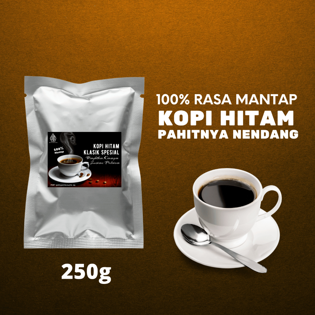 

Kopi Bubuk Hitam Robusta Instan Tubruk Spesial Coffee