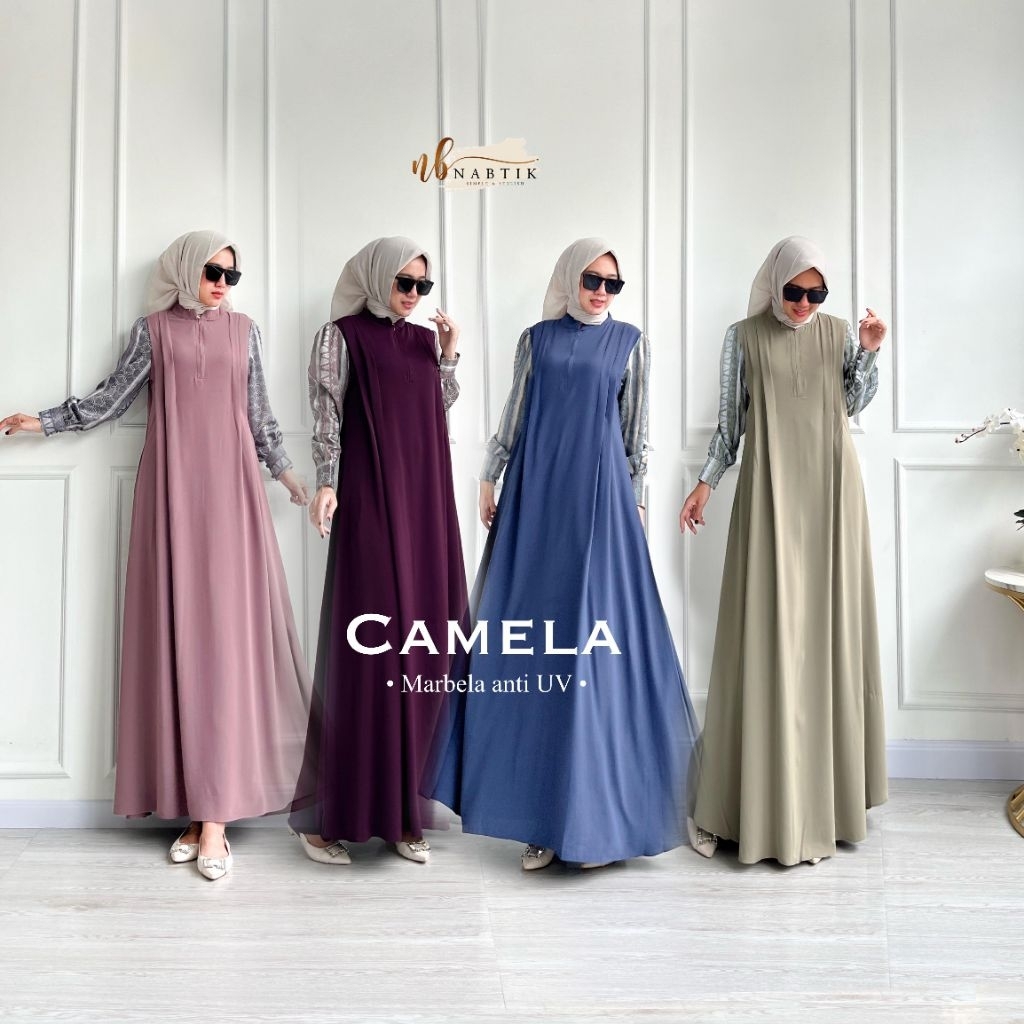NABTIK-Gamis Muslimah Camela Original By Nabtik