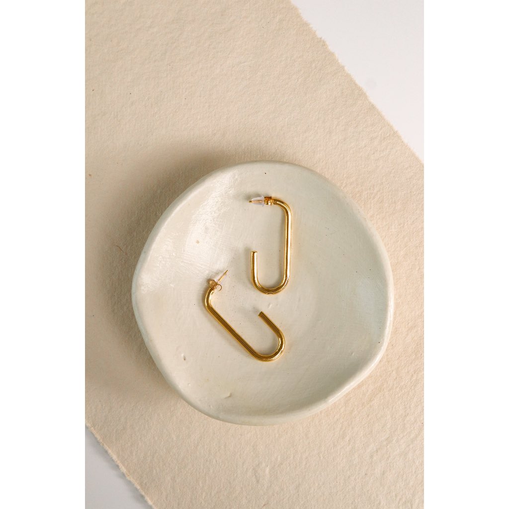 Gema Earrings | INHALE. | Aksesoris Anting 18K Gold Platted | Anting Gold