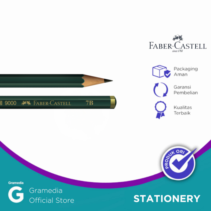 

Gramedia Pekanbaru - FABER PENCIL 9000 7B 117107