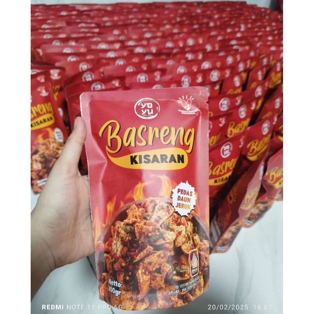 

Basreng pedas daun jeruk 100 g ll Basreng viral ll Snack lezat ll Basreng bakso