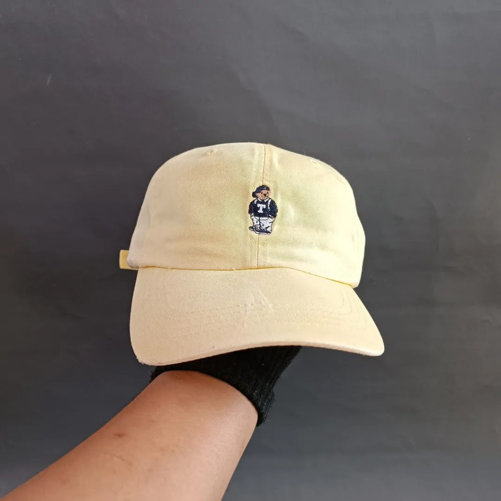 Topi Simple Cap Unisex Pria Wanita TEENIE WEENIE Kuning Muda