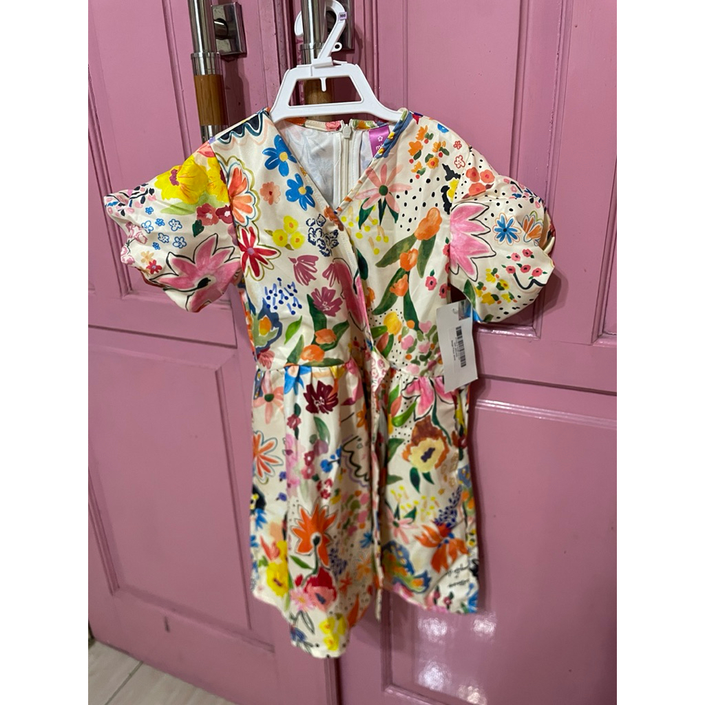 new dress anak mini cotton ink x nasl size 1-2 years