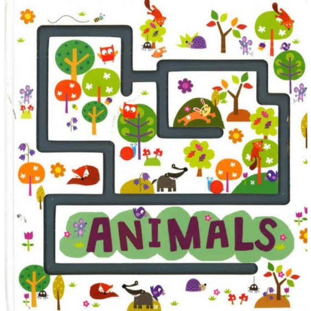 Buku Anak Boardbook Trace the Track Book