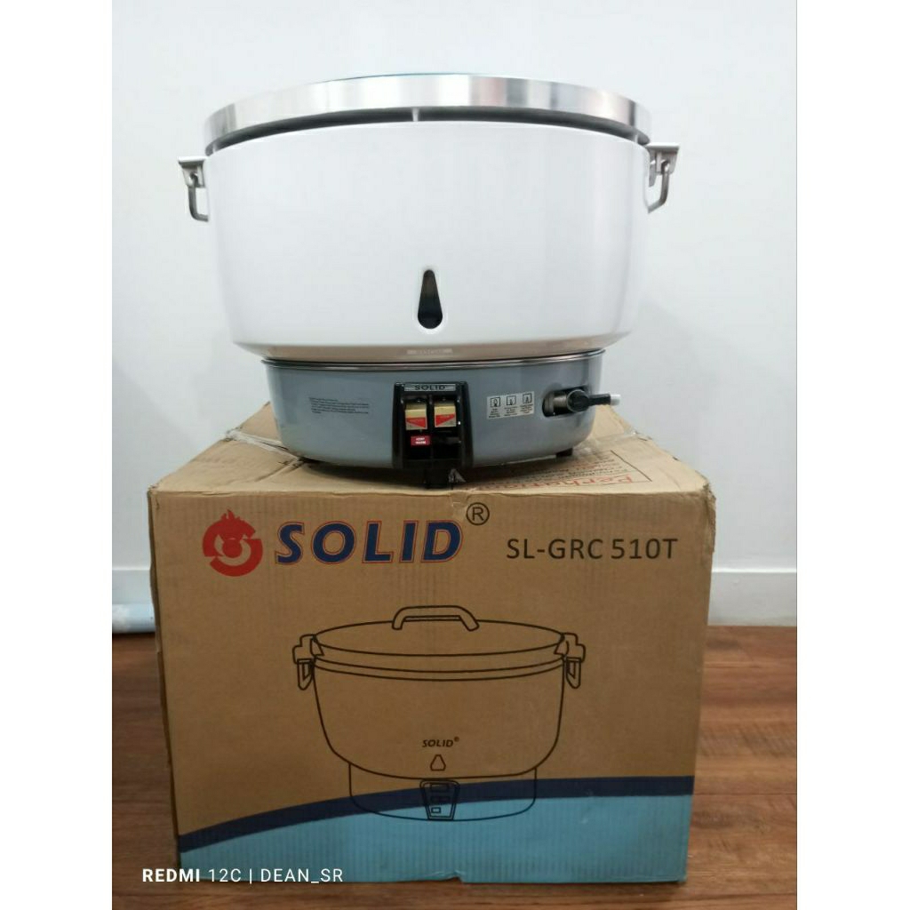 Penanak Nasi GAS LPG SOLID 10 Liter Periuk Anti Lengket / Hangat Nasi Besar- Periuk Nasi 10 Liter No