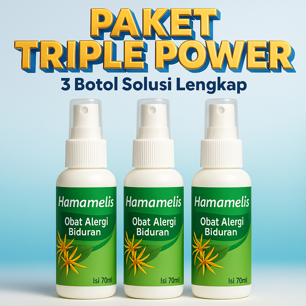 Obat Gatal Alergi – 0bat Gatal Gatal Kulit Anak, Obat Biduran, Gatel, Gatal Menahun 3 (Bundling)