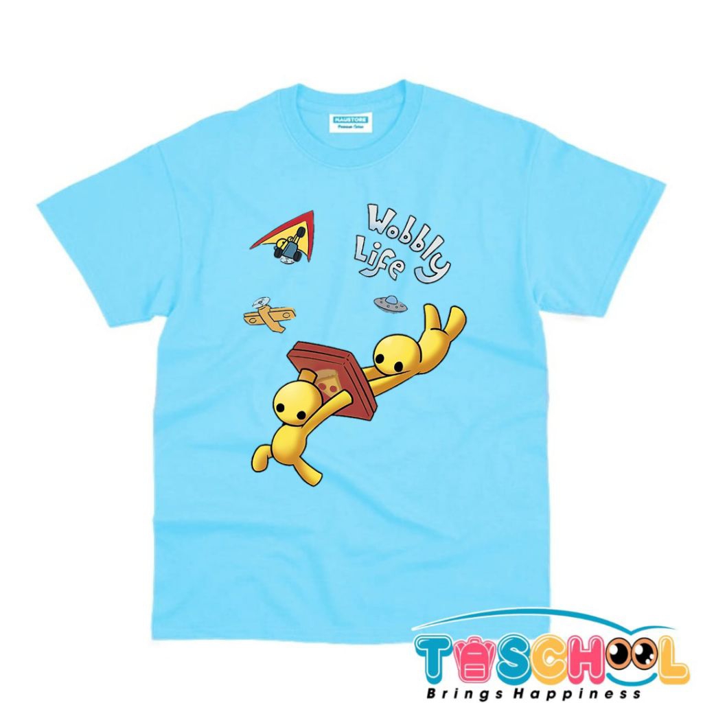 BAJU ANAK KAOS ANAK WOBBLY LIFE