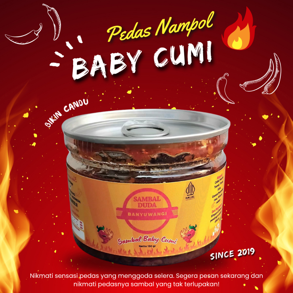 

Sambal Duda - Baby Cumi Tanpa Bahan Pengawet