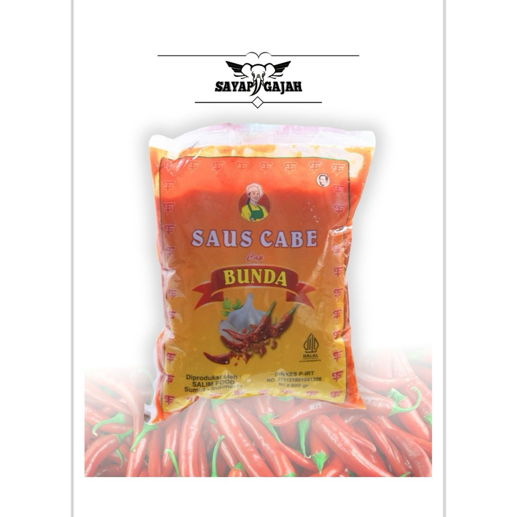

Saus Cabe / Saos Sambal Cap Bunda