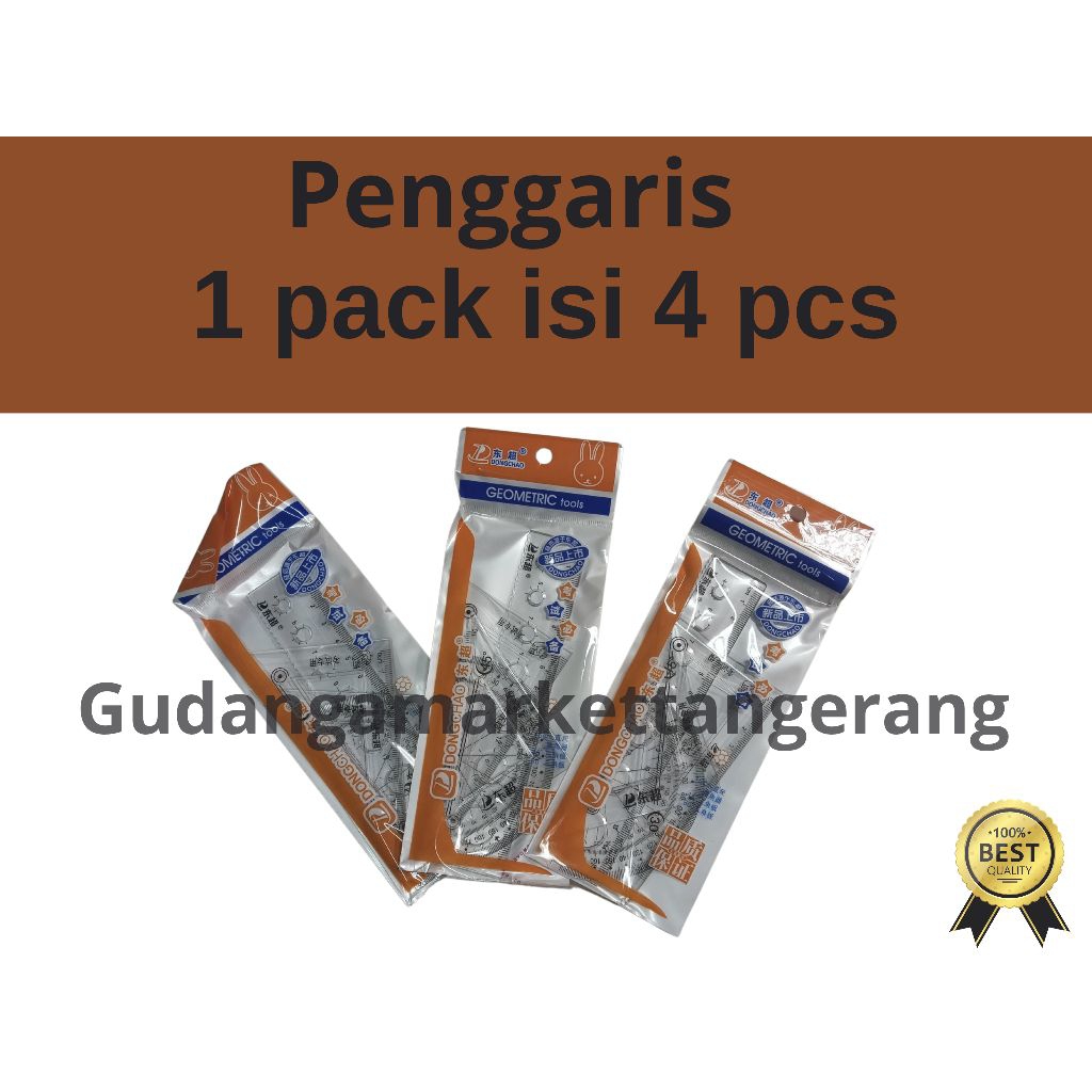 

Penggaris 1 Pack Isi 4 Model penggaris