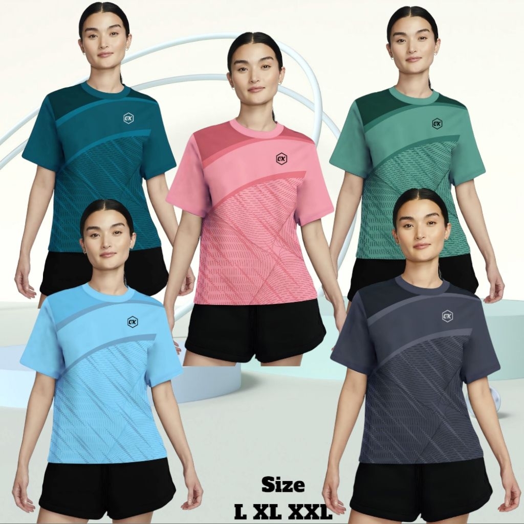 COD BAJU BADMINTON/BAJU BULUTANGKIS/KAOS BADMINTON/BAJU VOLI WANITA/KAOS VOLI CEWEK/JERSEY VOLLY/KAO