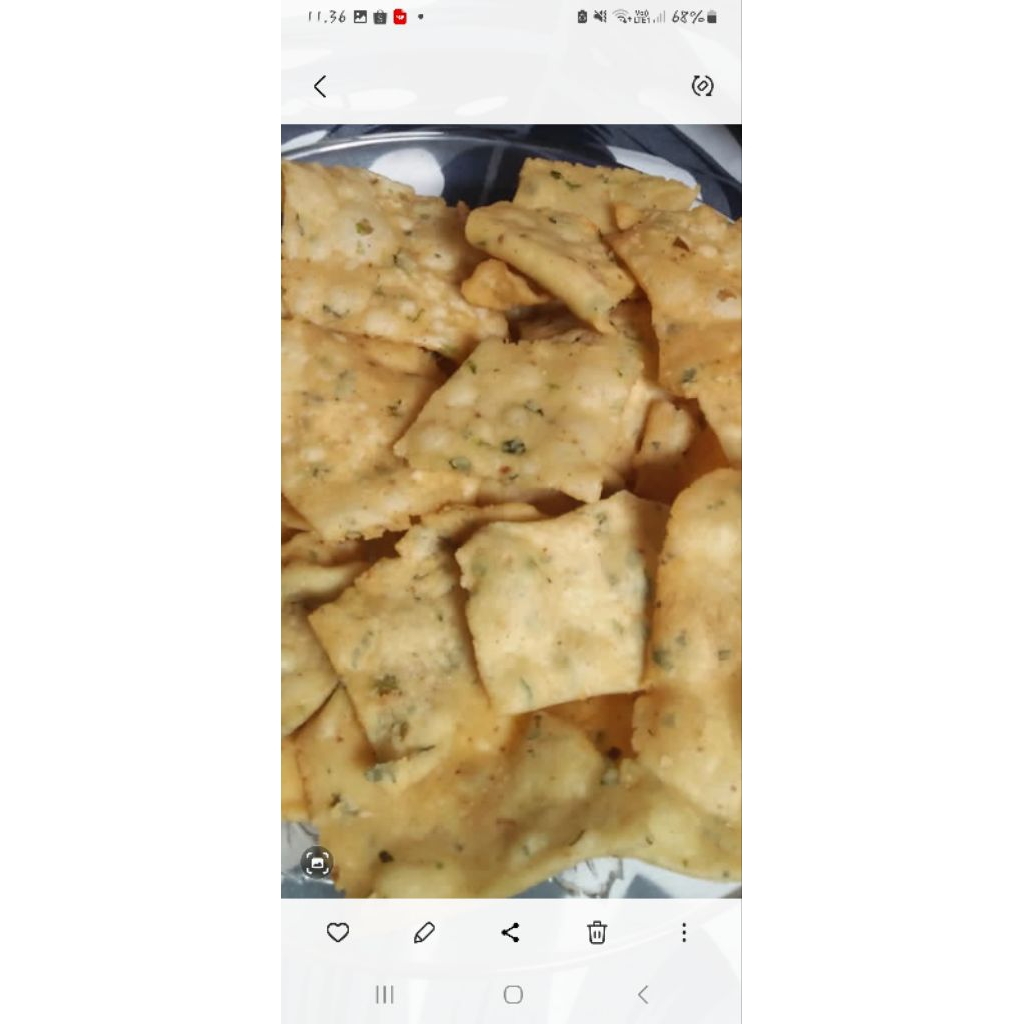 

kripik aceh+daun bawng&sledri 500gr25000