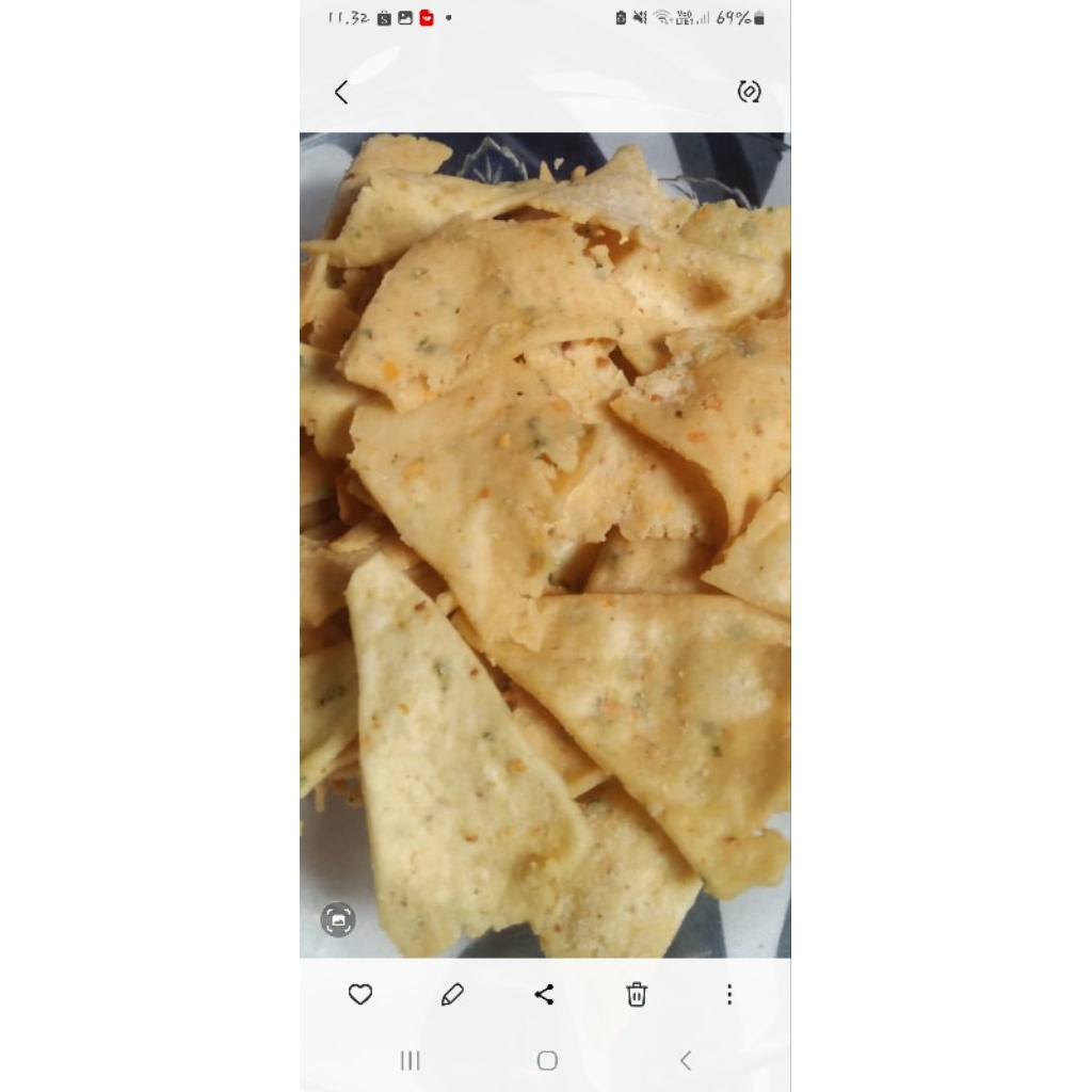 

kripik cipetel gurih renyah 500gr