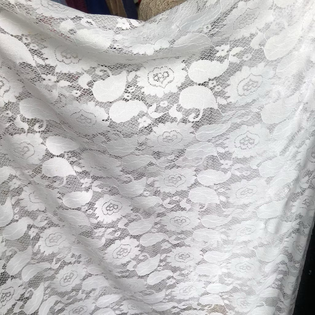 Kain Brokat Prada - Kain Brokat Motif Bunga Import - Kain Brokat Lace - Kain Kebaya