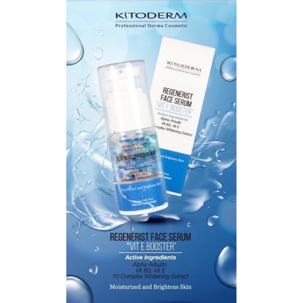 Kitoderm regenerist vit e booster kitoderm face serum