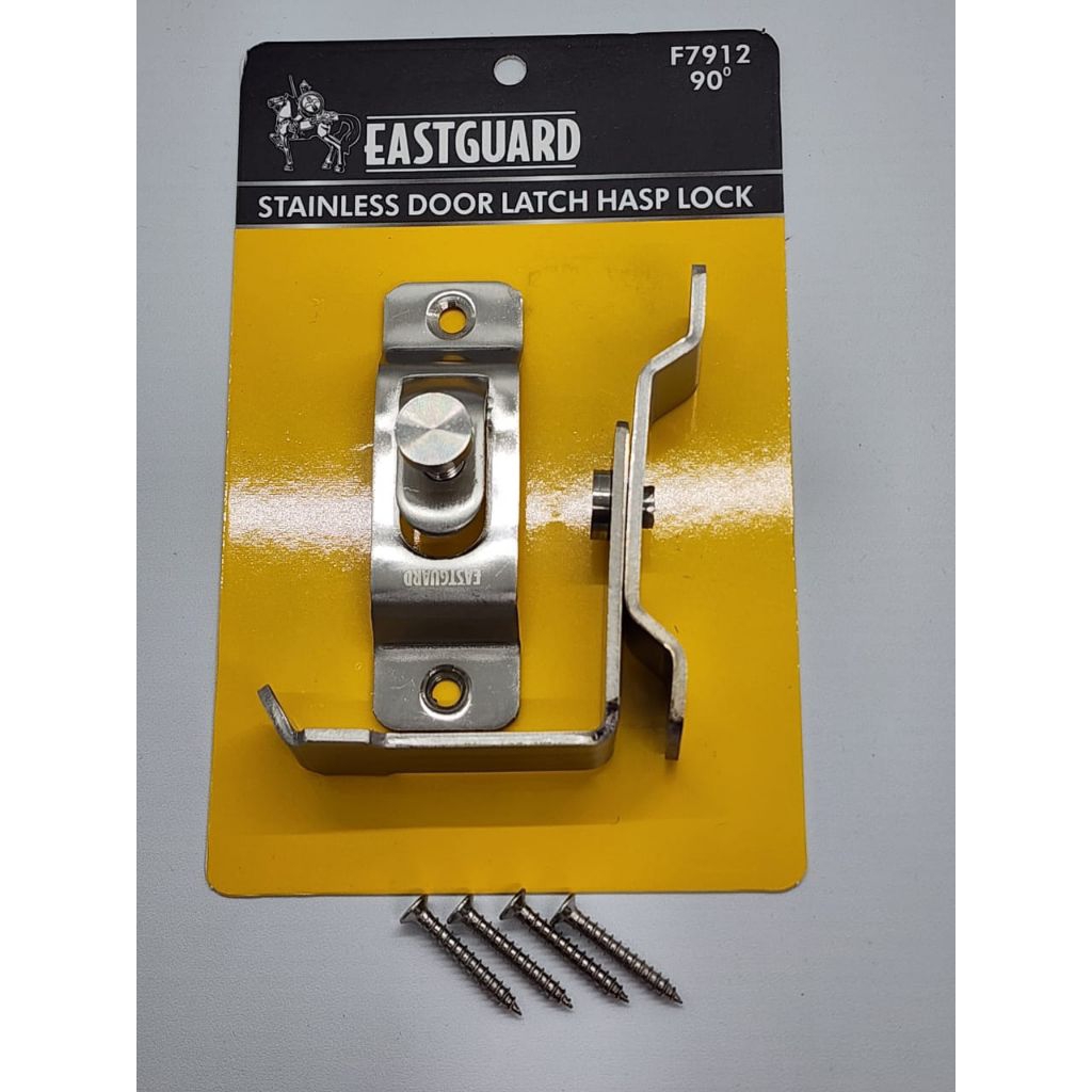 Grendel Eastguard F7912 / Grendel Pintu Sliding / Grendel Pintu Geser Model Siku atau Model L / Slot