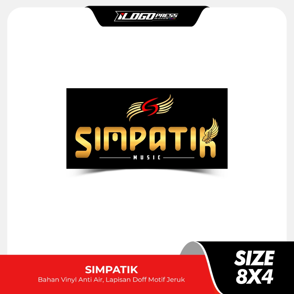 

Stiker SIMPATIK Bahan Vinyl Premium Anti Air Doff Motif Jeruk