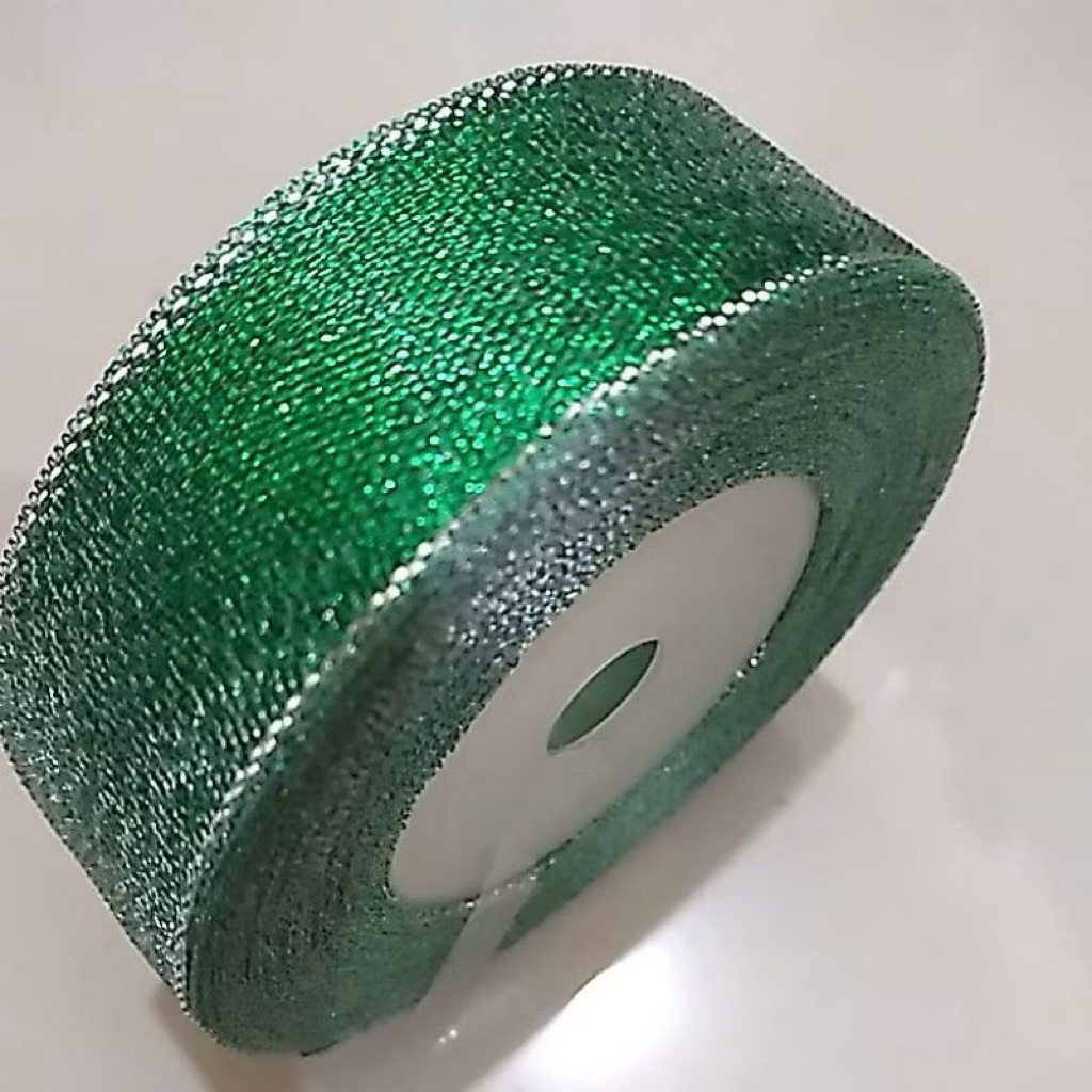 

Pita Glitter Metalik 2.5cm 1inchi 25yard