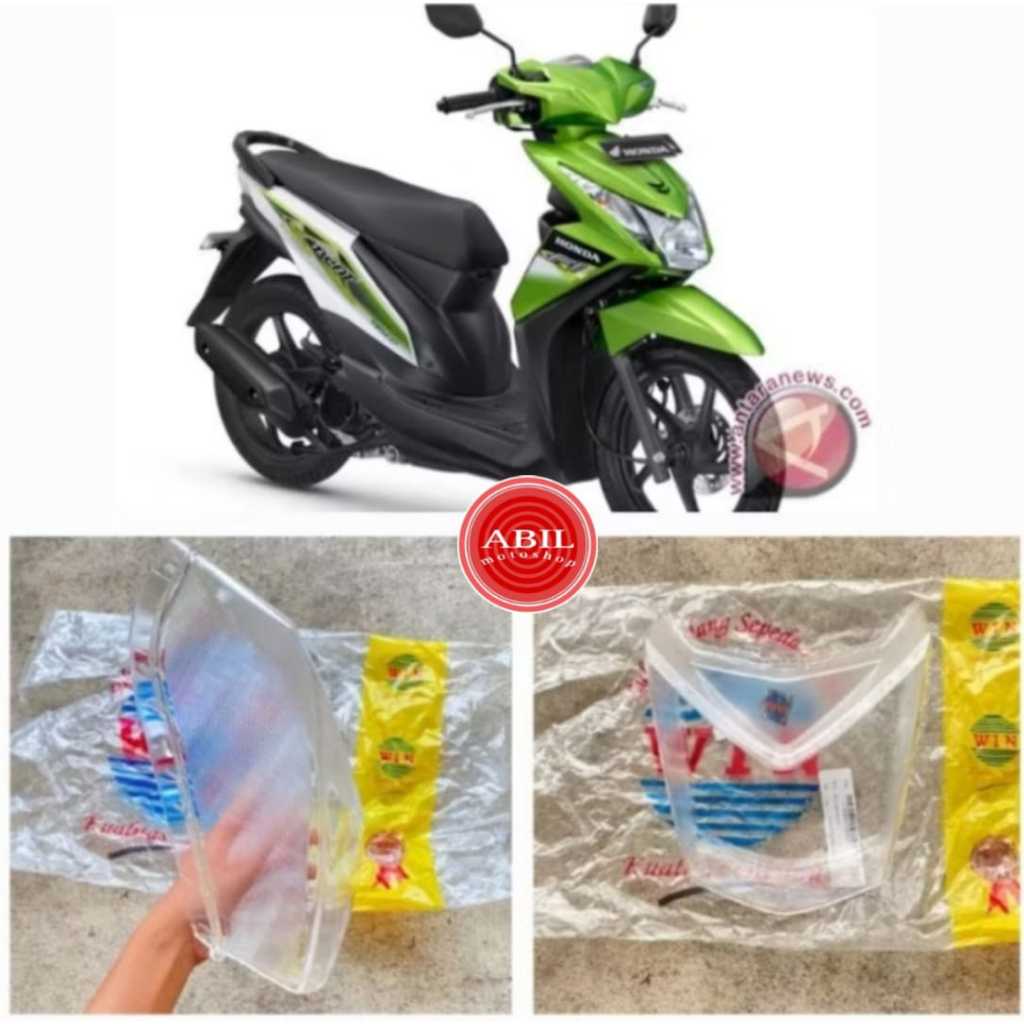 Mika kaca lampu depan beat fi 2012-2016