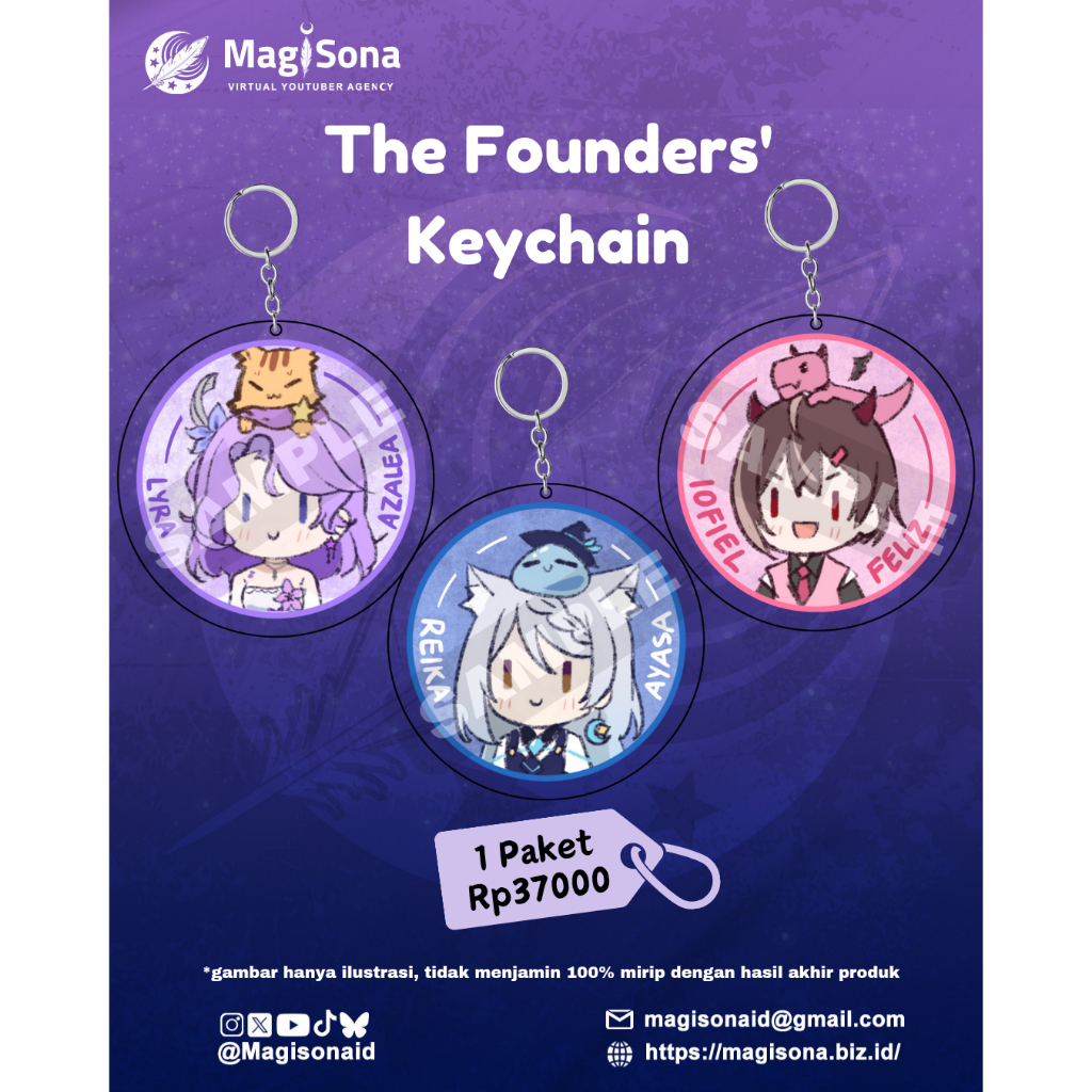 Keychain Vtuber Talent MagiSona