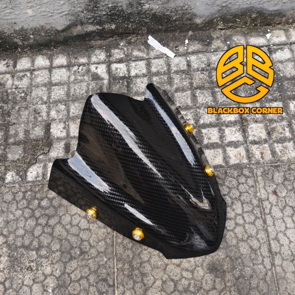 Visor Carbon Satria Fu 150 Facelift Visor Satria Fu 150 Carbon Windshield Satria Fu 150 Facelift Car