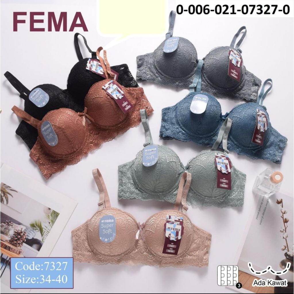 New arrival Bra K382 Bra abg pakai kawat cup A kancing 3 Bra push up abg ukuran 32.34.36.38