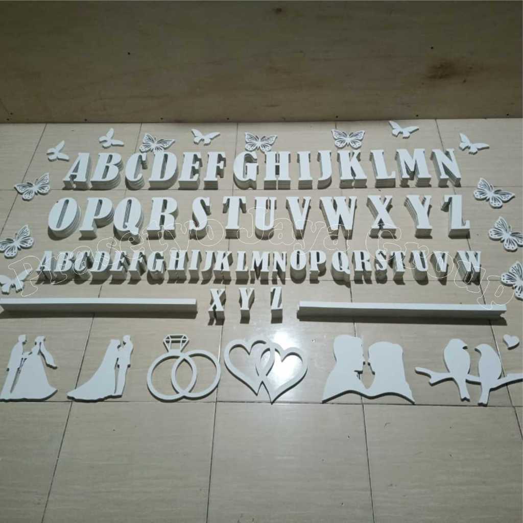 

Abjad A - Z Papan Bunga Tinggi 8cm Bahan Spon Eva Tebal 1cm Alfabet A - Z