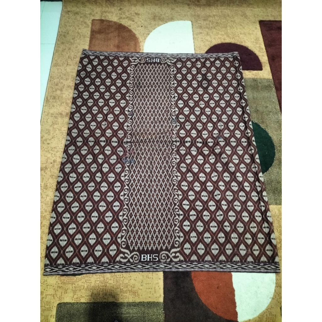 Sarung BHS Stanggi KWG Kawung Tawon Full Sutra Second Mantap